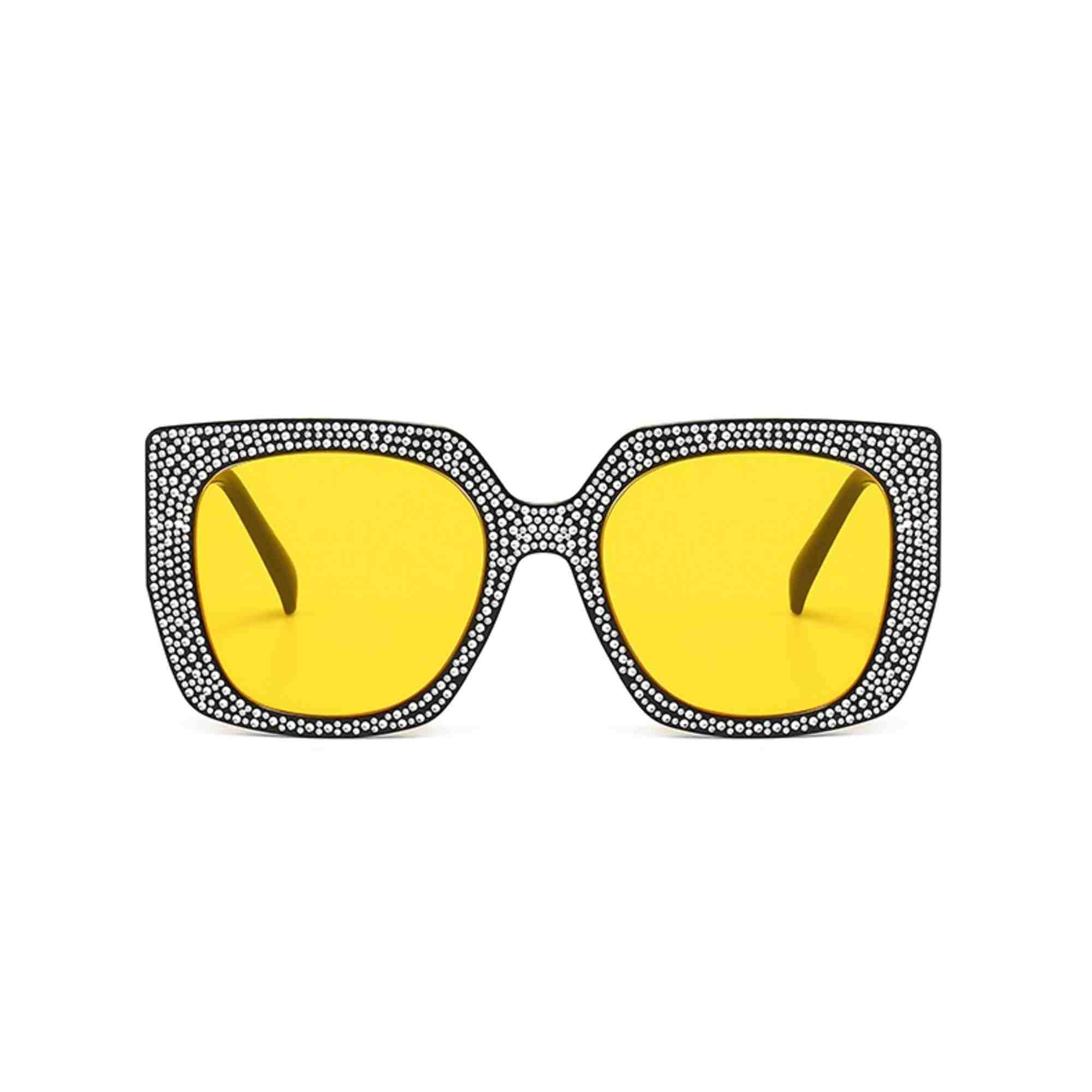 AUGEN Modern Square Plastic Unisex Sunglasses UV 400 Protected Large Size (210-C10)