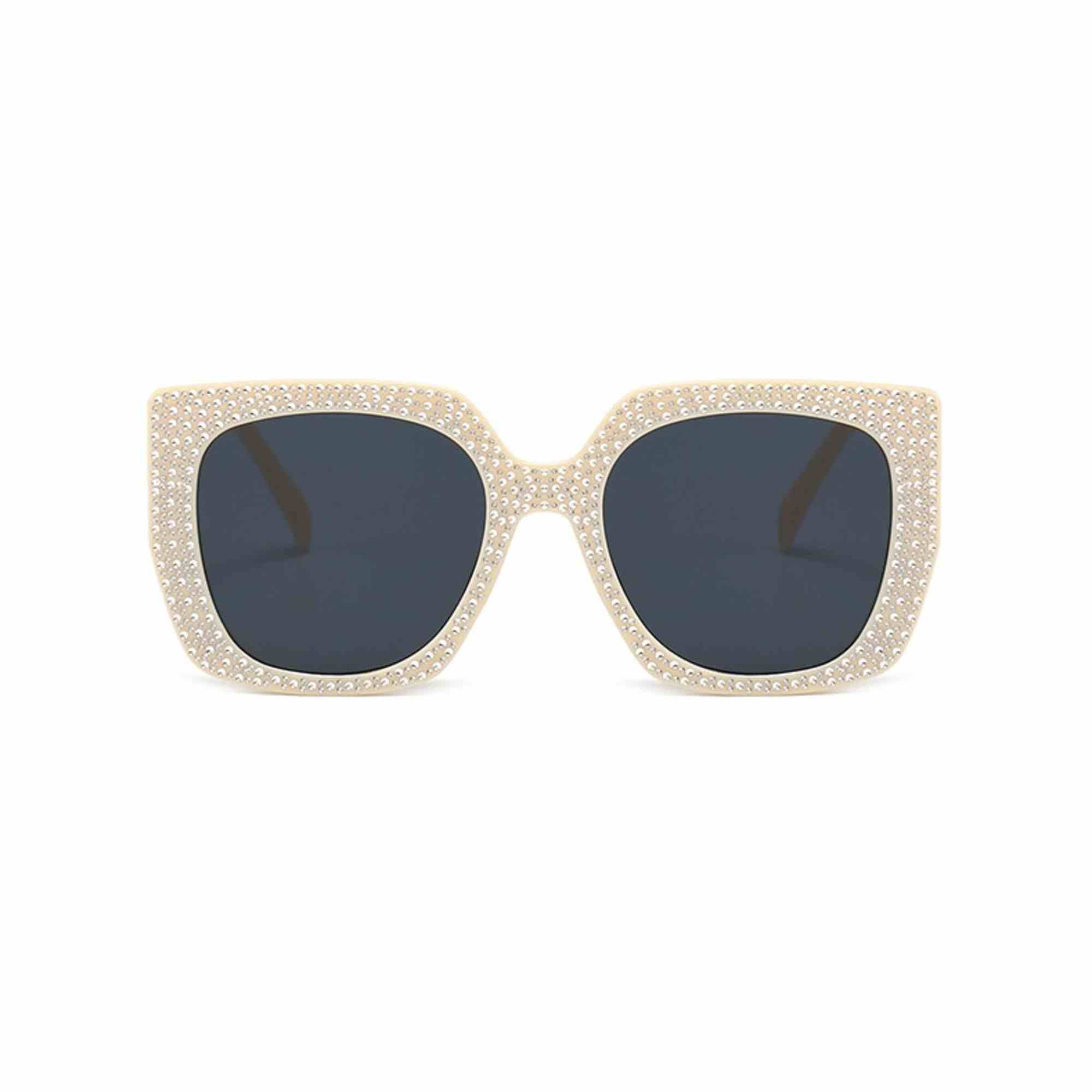 AUGEN Modern Square Plastic Unisex Sunglasses UV 400 Protected Large Size (210-C3)