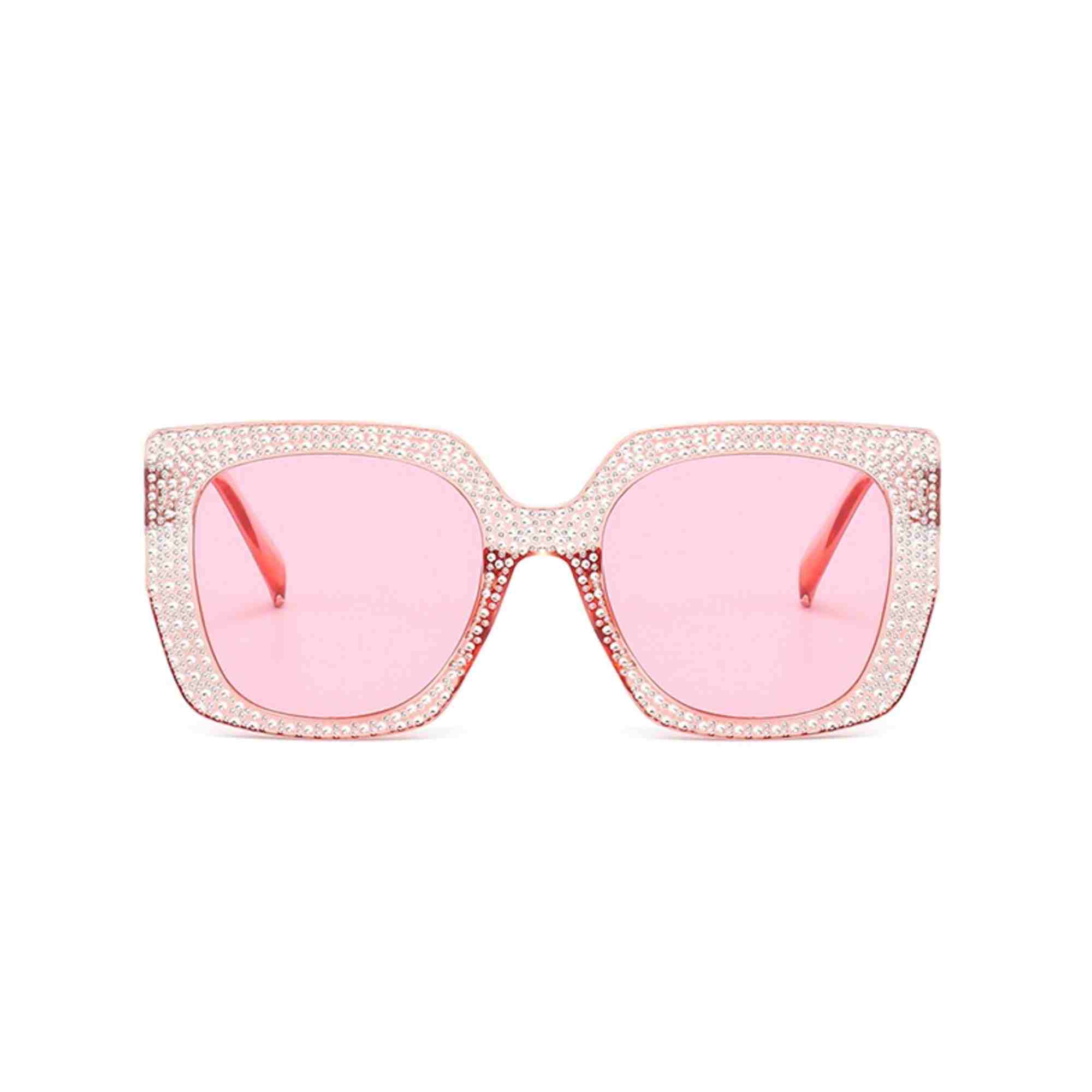AUGEN Modern Square Plastic Unisex Sunglasses UV 400 Protected Large Size (210-C4)