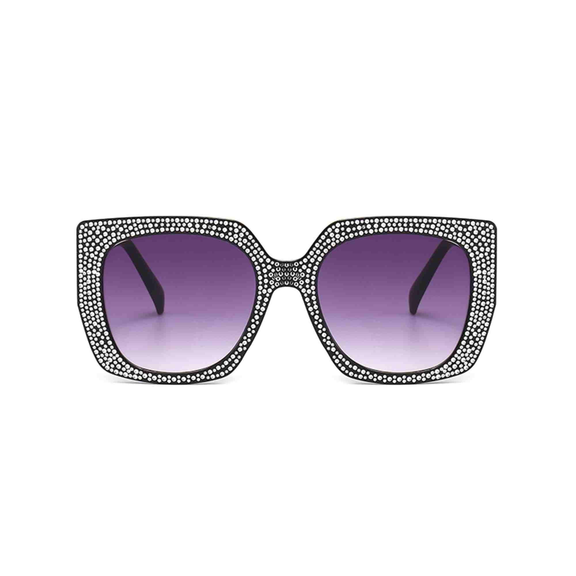 AUGEN Modern Square Plastic Unisex Sunglasses UV 400 Protected Large Size (210-C6)