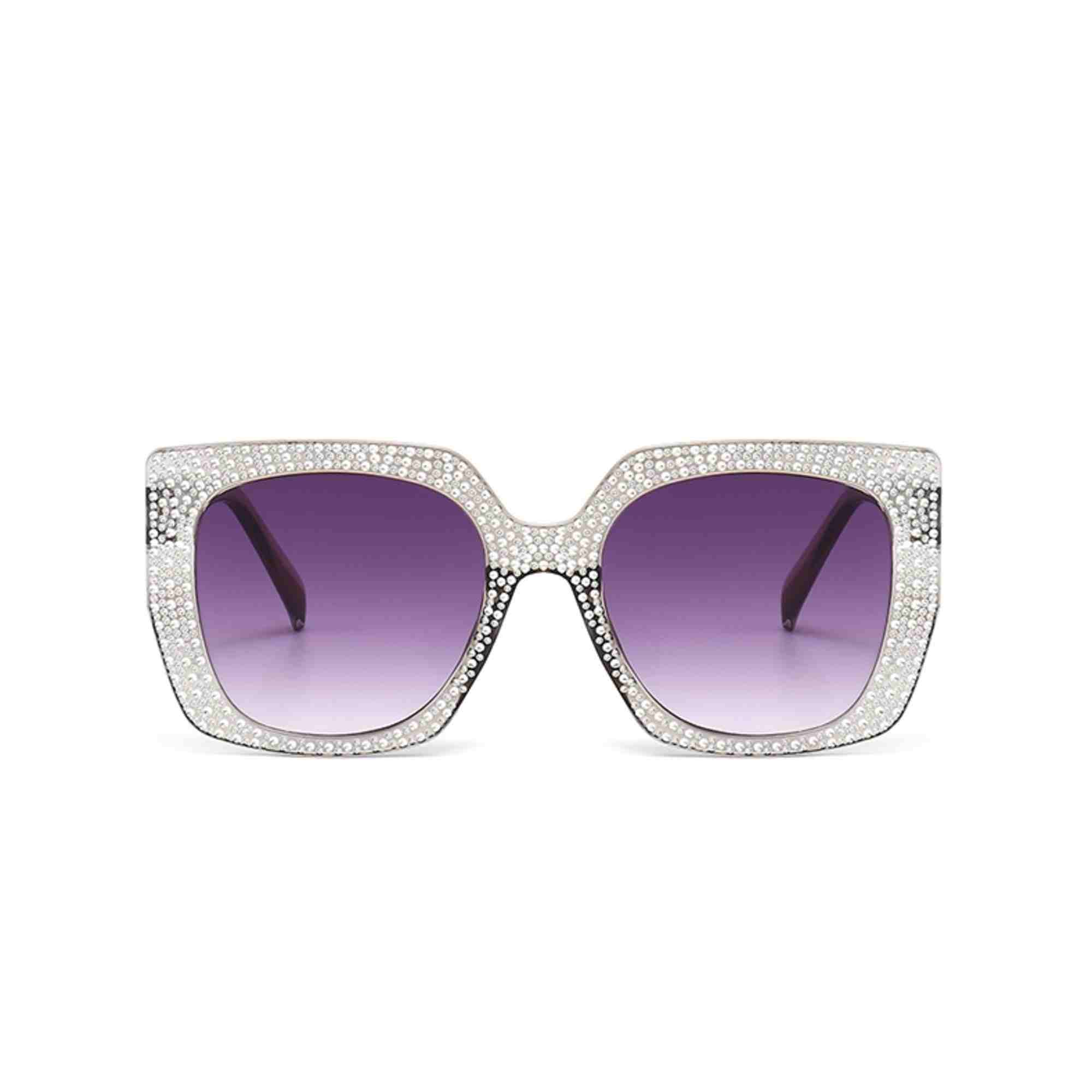 AUGEN Modern Square Plastic Unisex Sunglasses UV 400 Protected Large Size (210-C9)