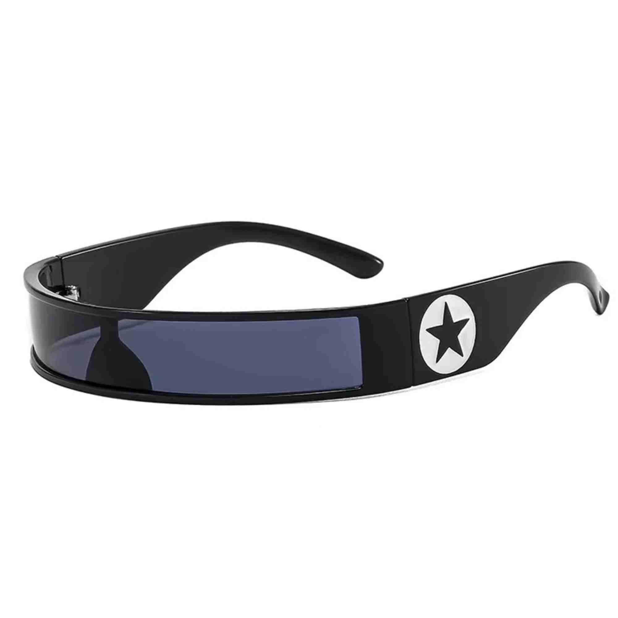 AUGEN Modern Rectangular Plastic Unisex Sunglasses UV 400 Protected Medium Size (211-C1)