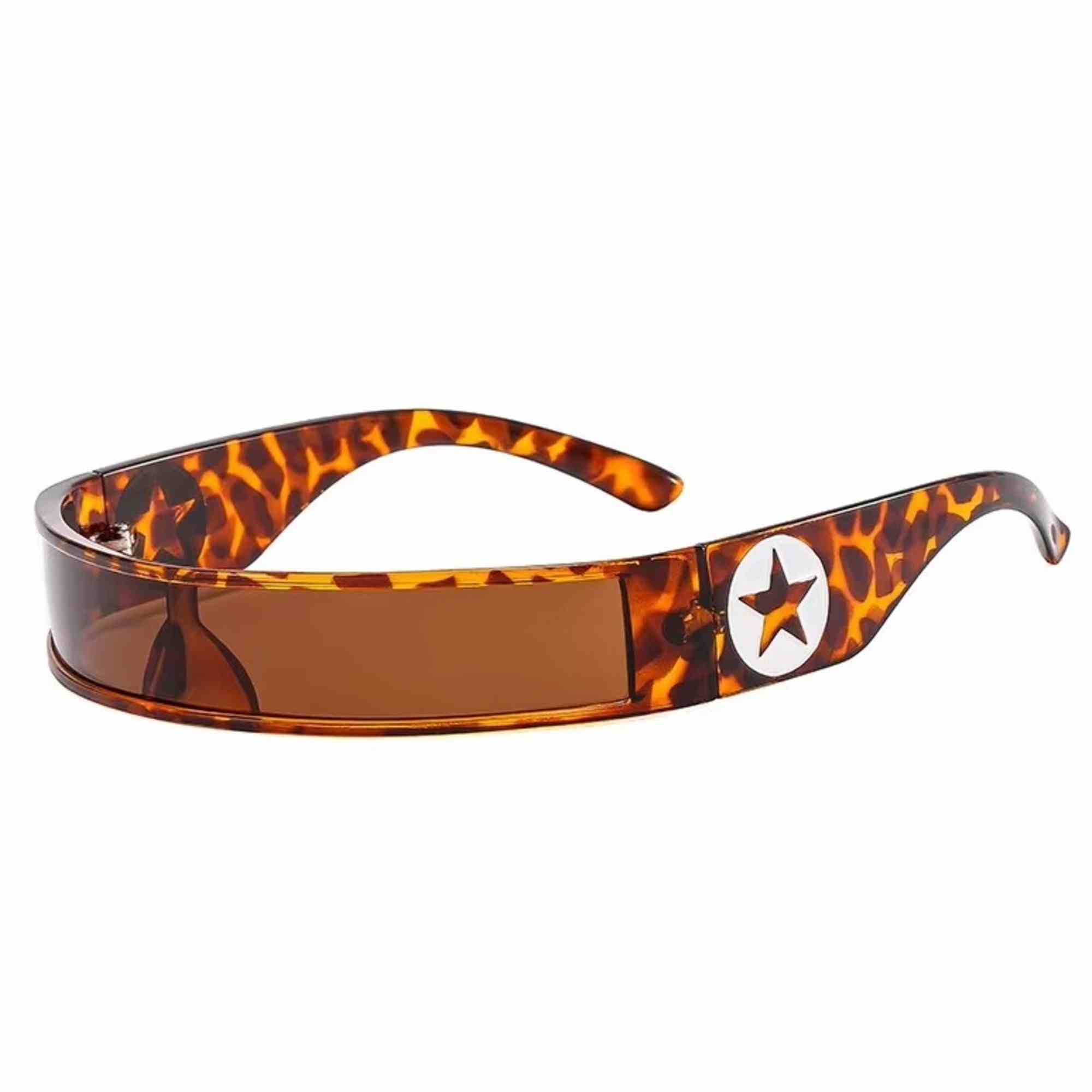 AUGEN Modern Rectangular Plastic Unisex Sunglasses UV 400 Protected Medium Size (211-C2)