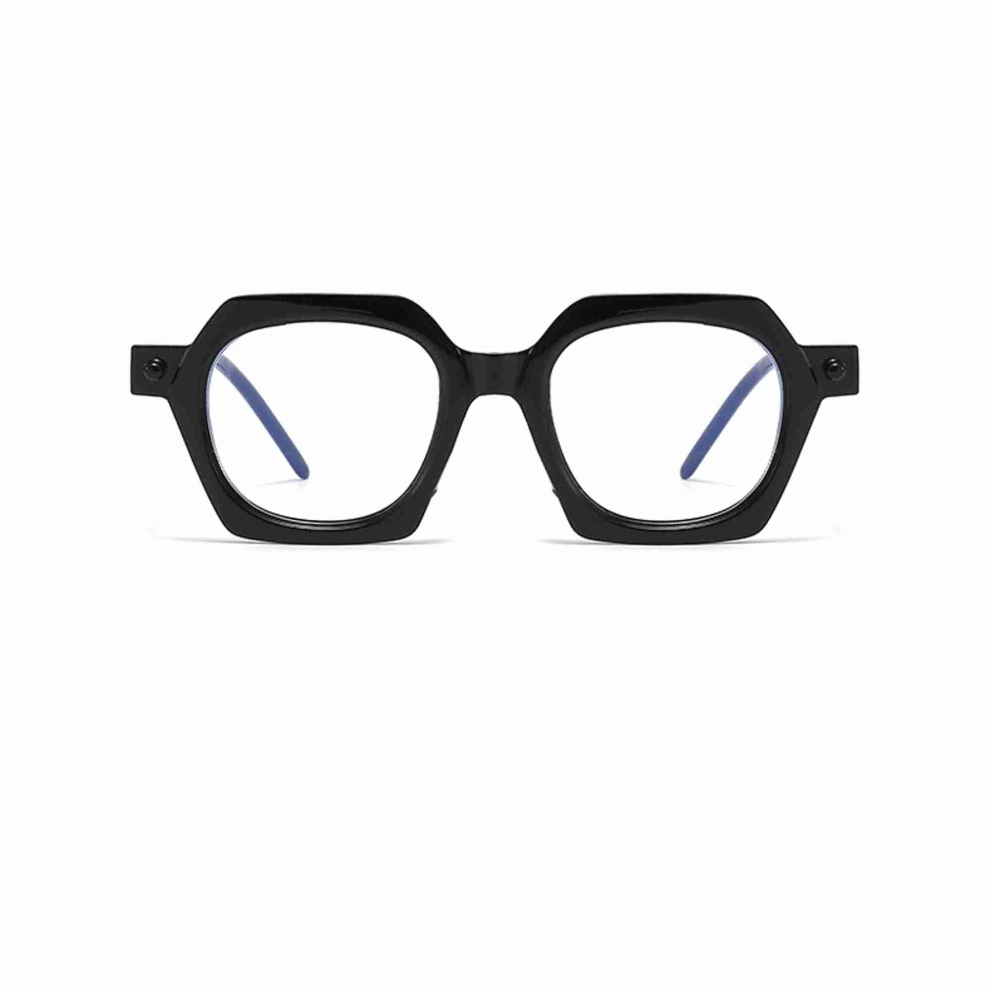 AUGEN Modern Square Plastic Unisex Sunglasses UV 400 Protected Medium Size (212-C11)