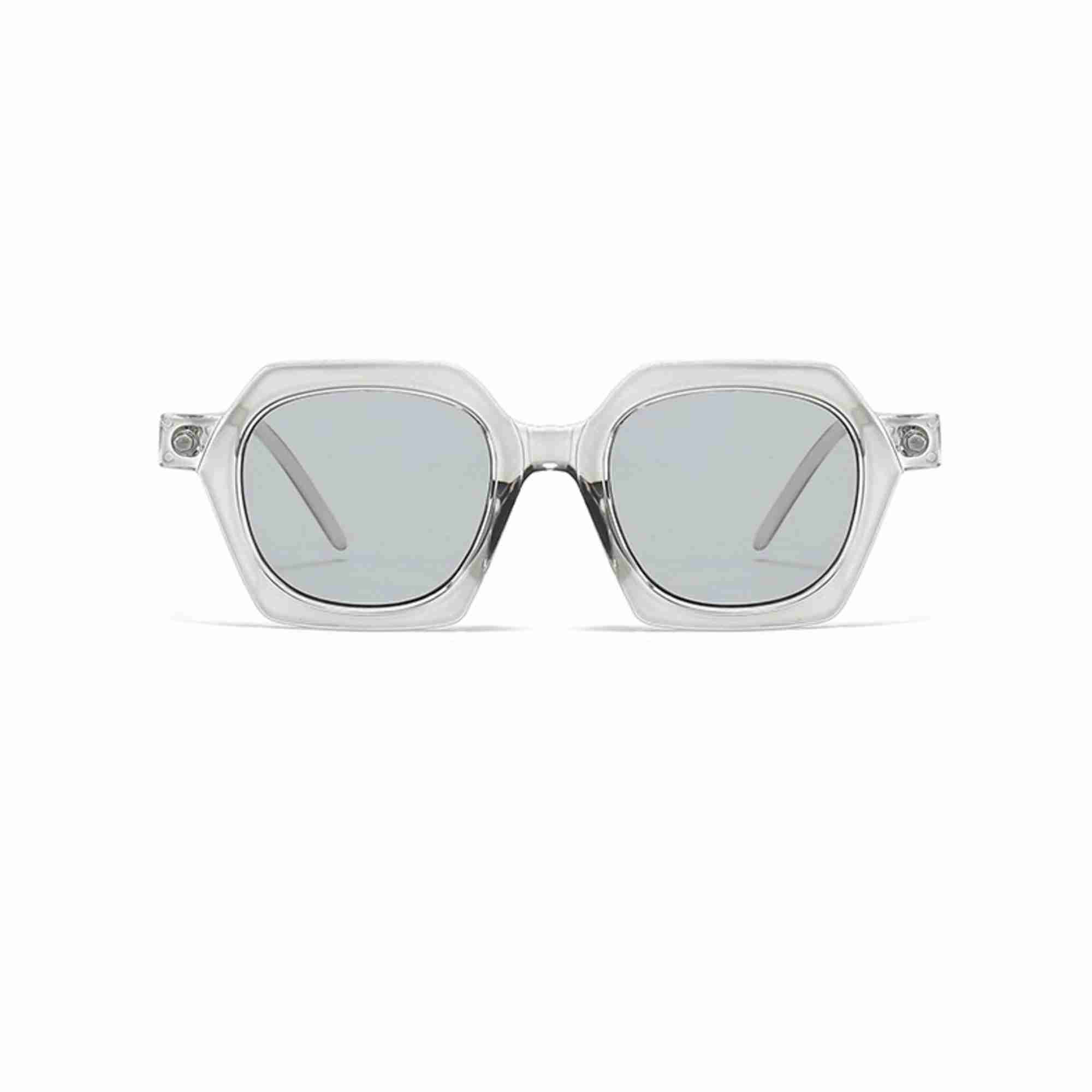 AUGEN Modern Square Plastic Unisex Sunglasses UV 400 Protected Medium Size (212-C3)