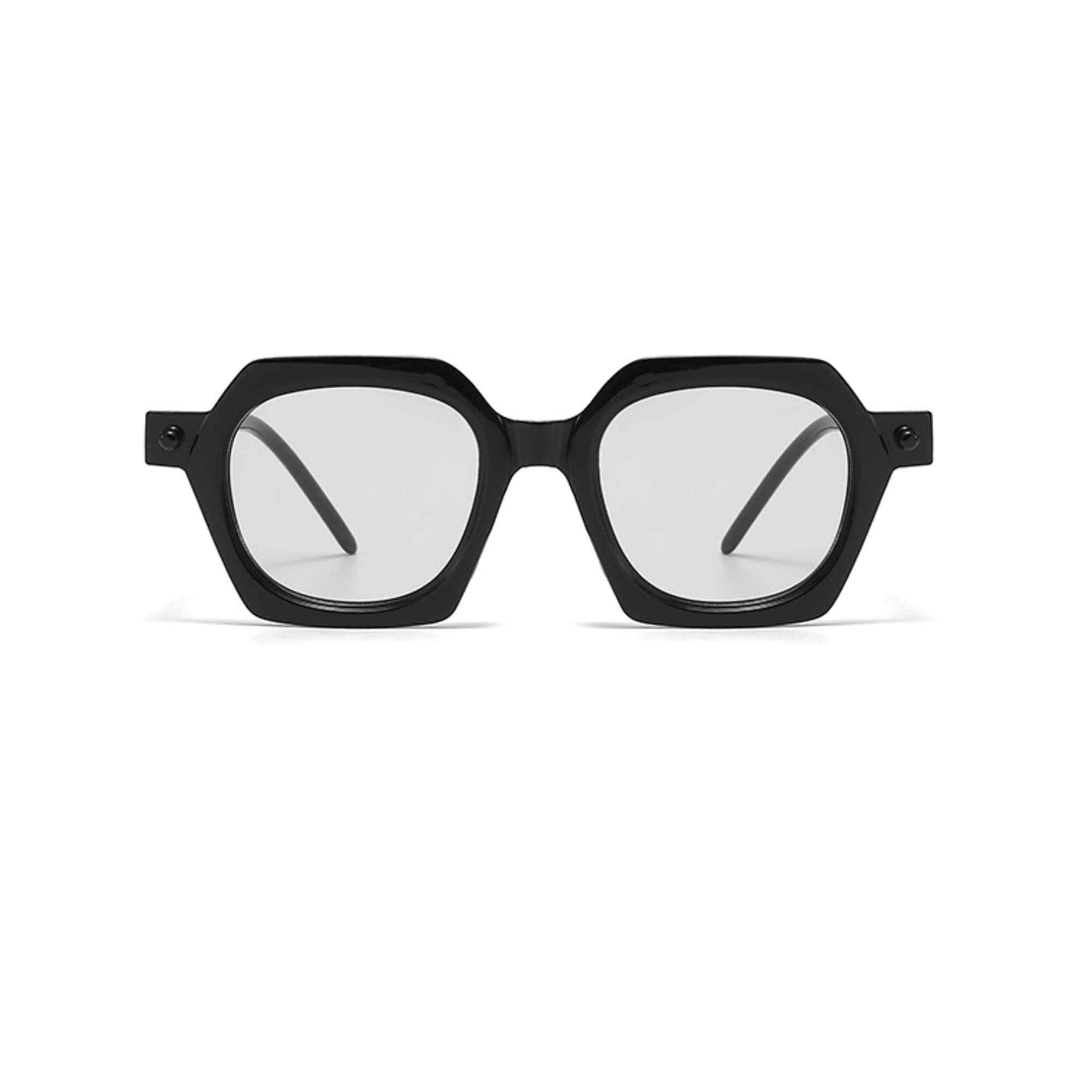 AUGEN Modern Square Plastic Unisex Sunglasses UV 400 Protected Medium Size (212-C5)