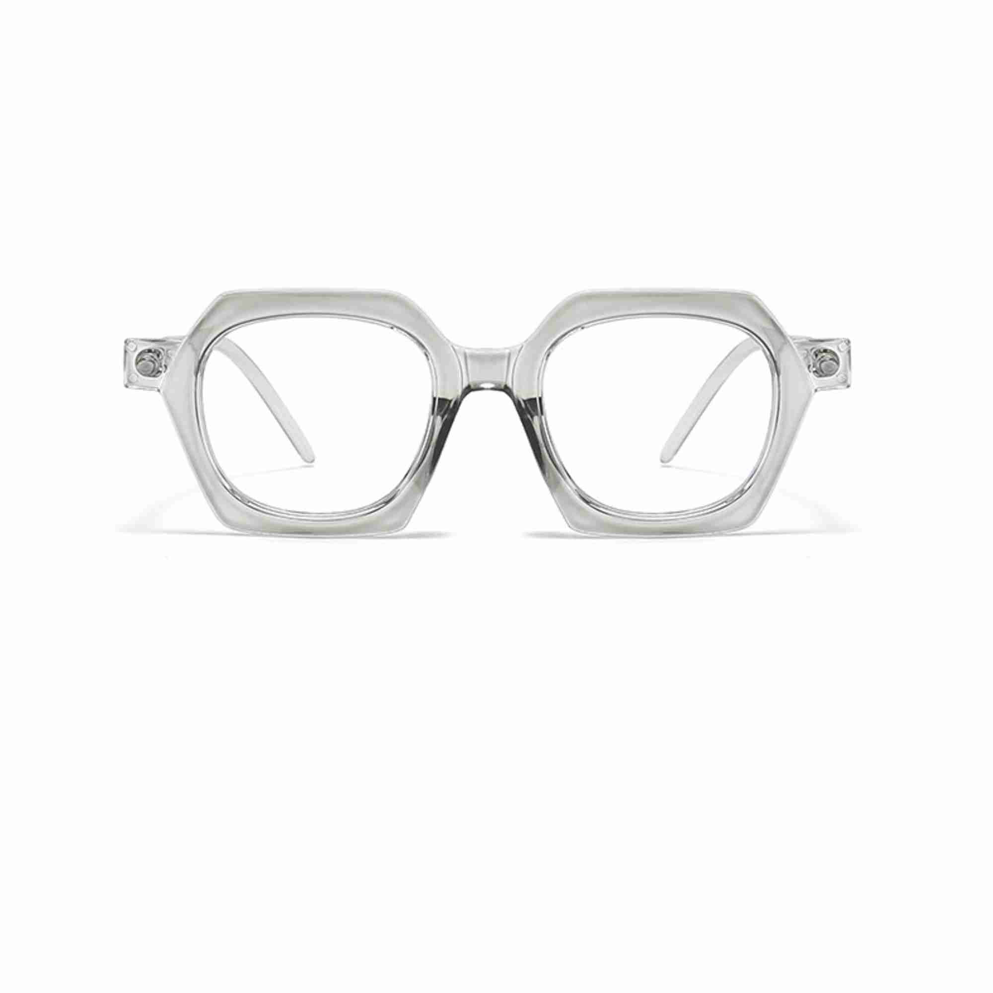 AUGEN Modern Square Plastic Unisex Sunglasses UV 400 Protected Medium Size (212-C8)