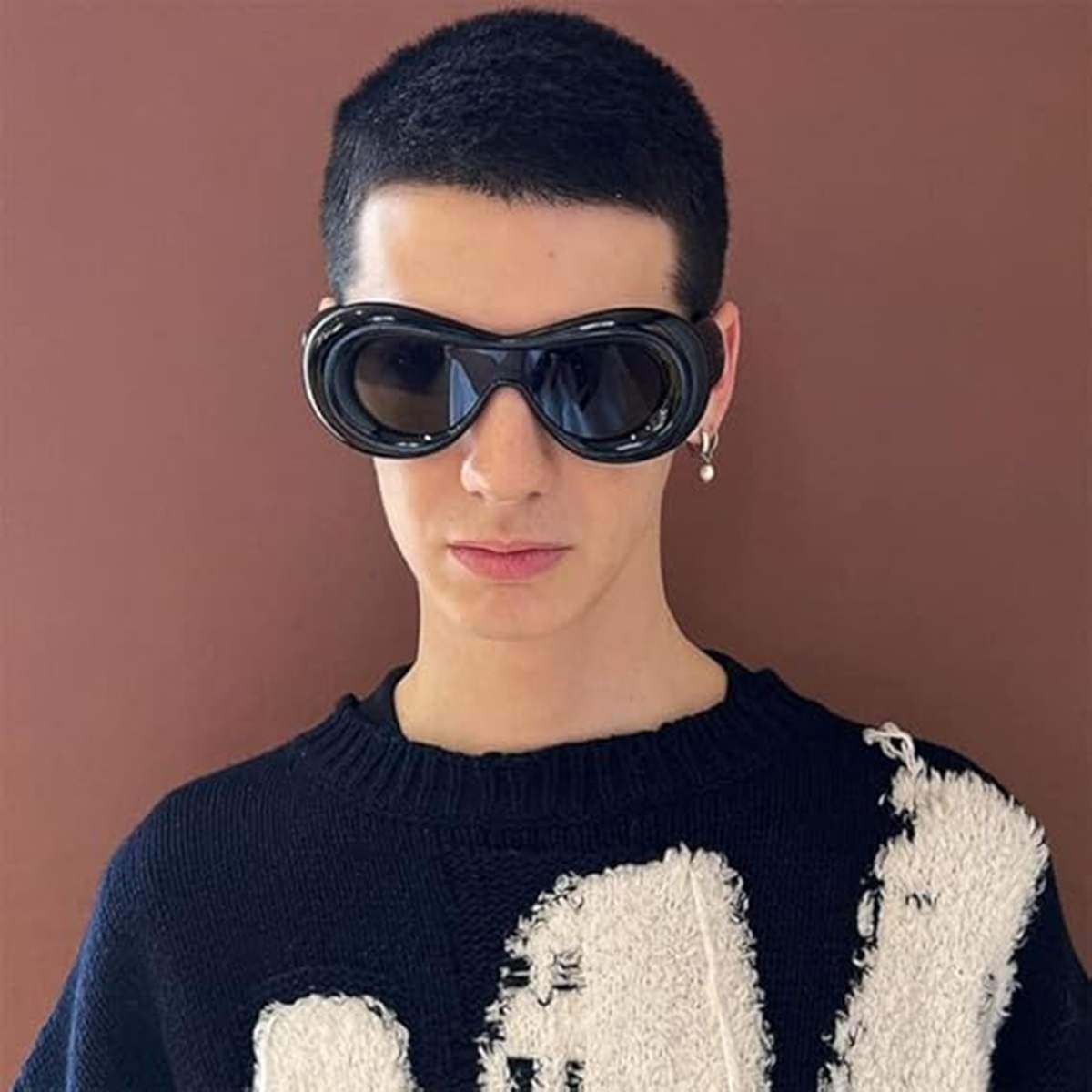 AUGEN Modern Pilot Plastic Unisex Sunglasses UV 400 Protected Large Size (213-C3)