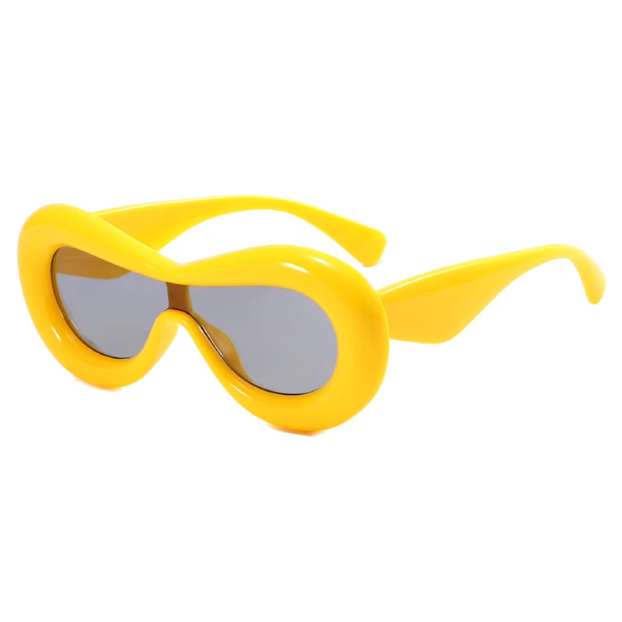 AUGEN Modern Pilot Plastic Unisex Sunglasses UV 400 Protected Large Size (213-C5)