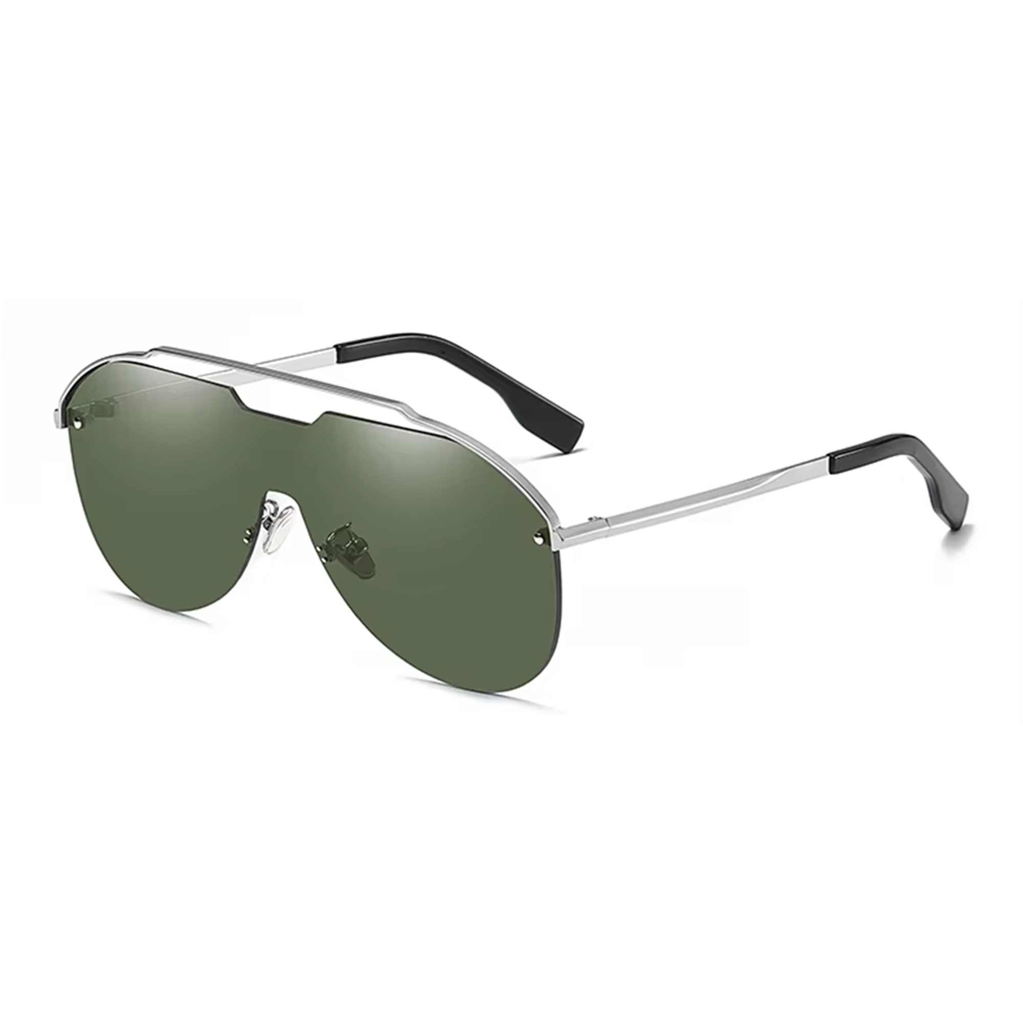 AUGEN Modern Pilot Sunglasses UV 400 Protected Unisex Large Size (217-C4)