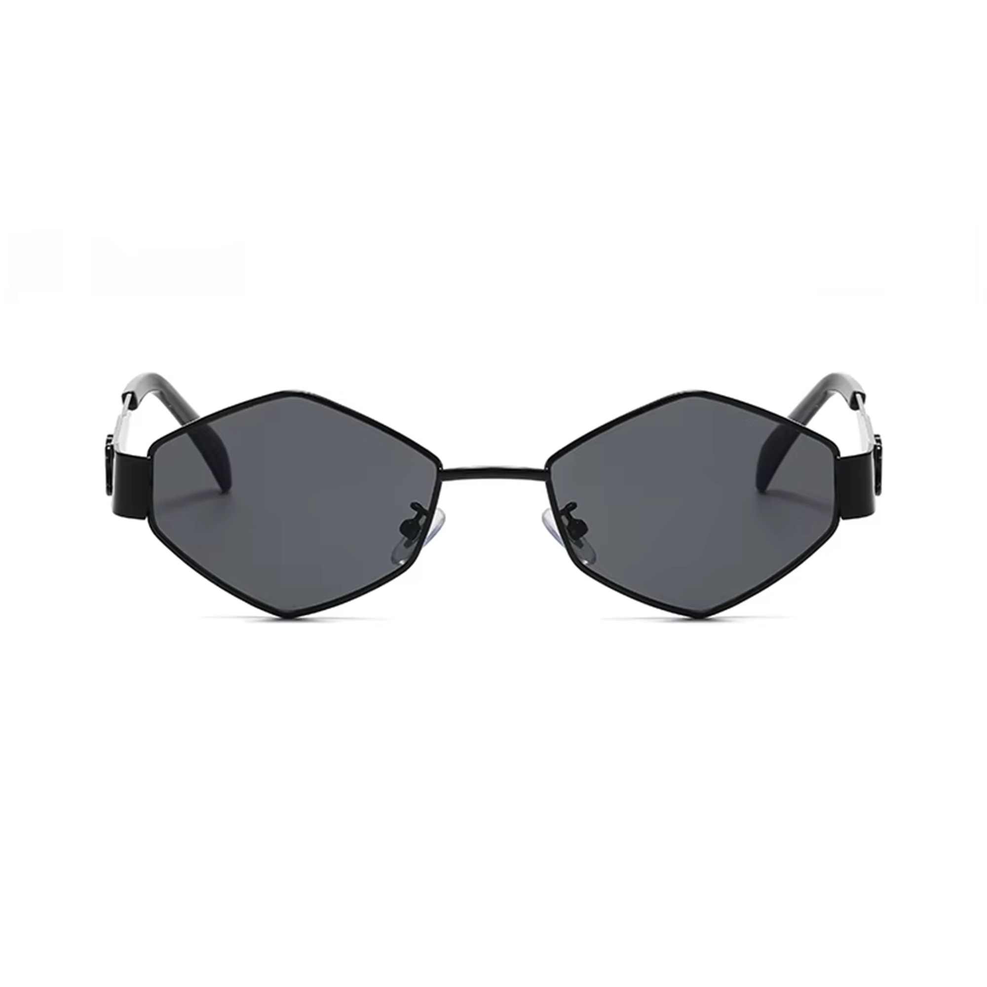 AUGEN Minimalist Hexagonal Sunglasses UV 400 Protected Unisex Small Size (218-C1)