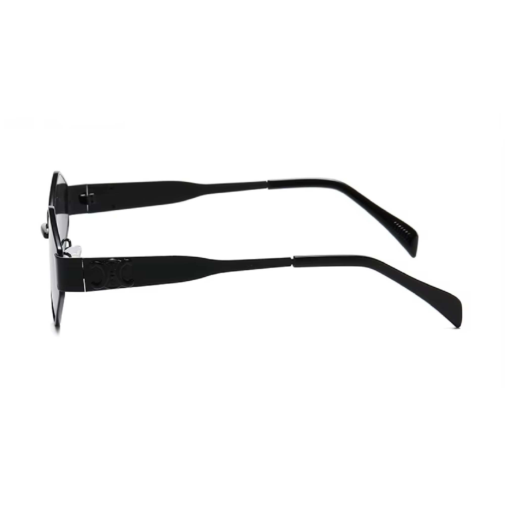 AUGEN Minimalist Hexagonal Sunglasses UV 400 Protected Unisex Small Size (218-C1)