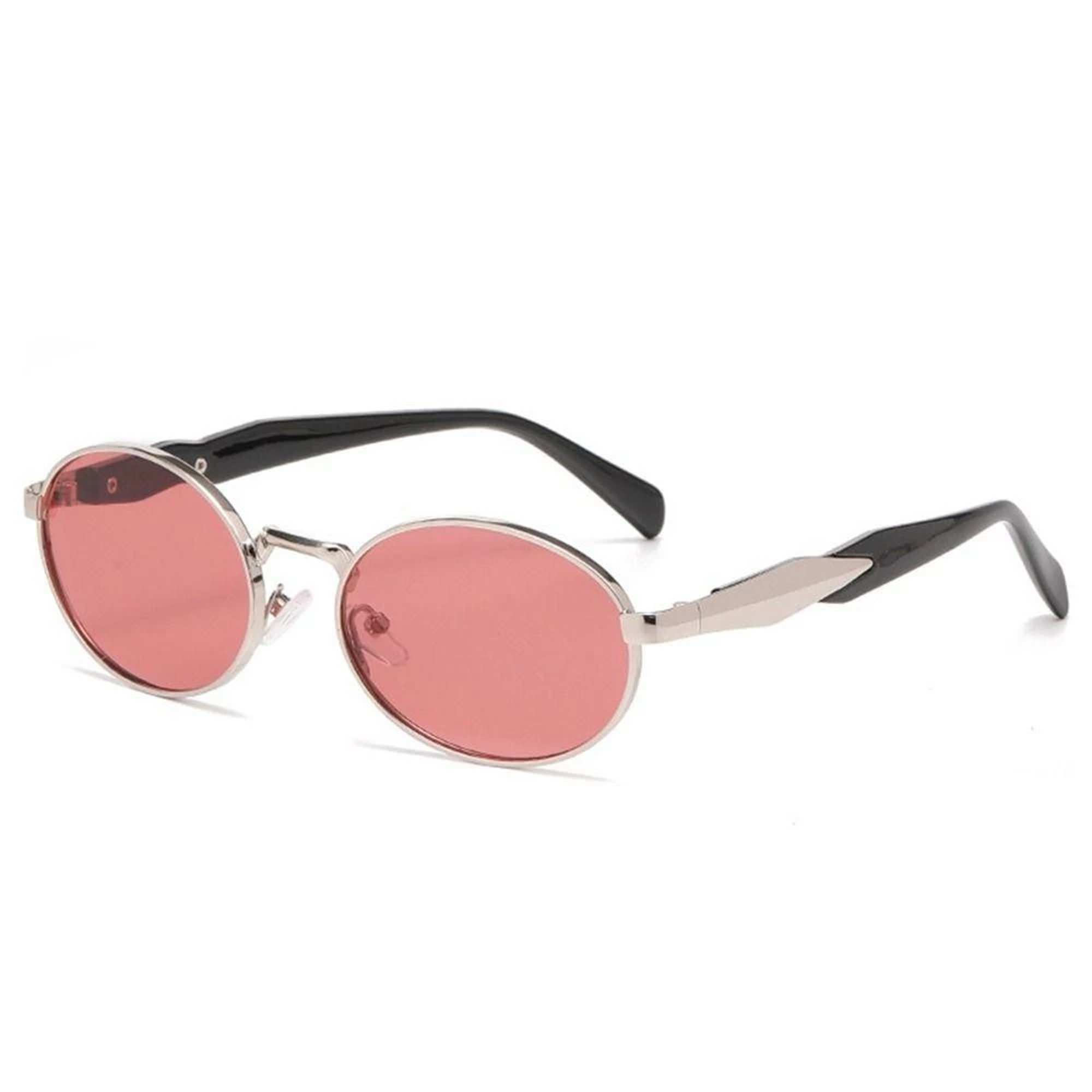 AUGEN Retro Oval Sunglasses UV 400 Protected Unisex Small 