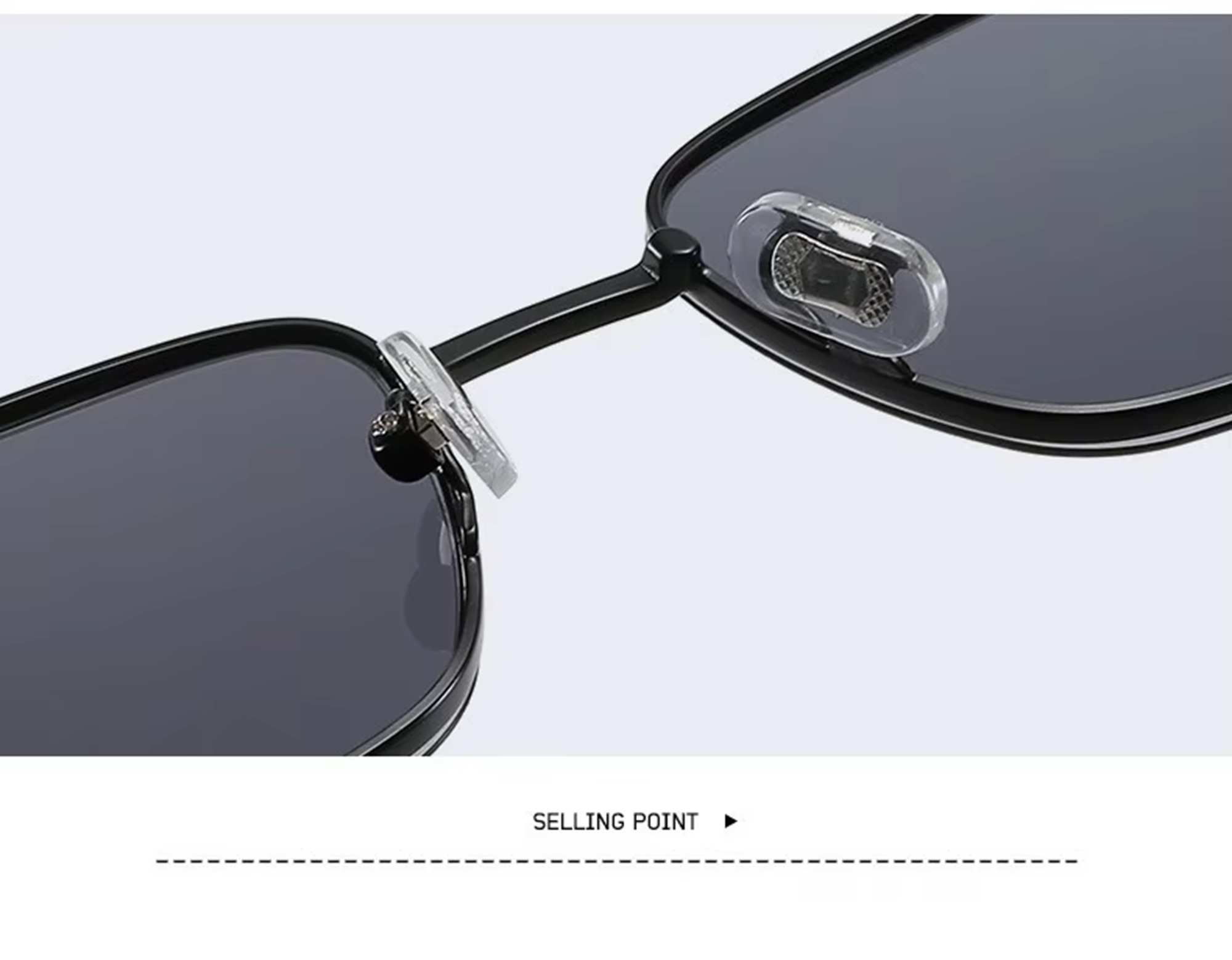 AUGEN Modern Cat Eye Sunglasses UV 400 Protected Women Medium Size (221-C5)