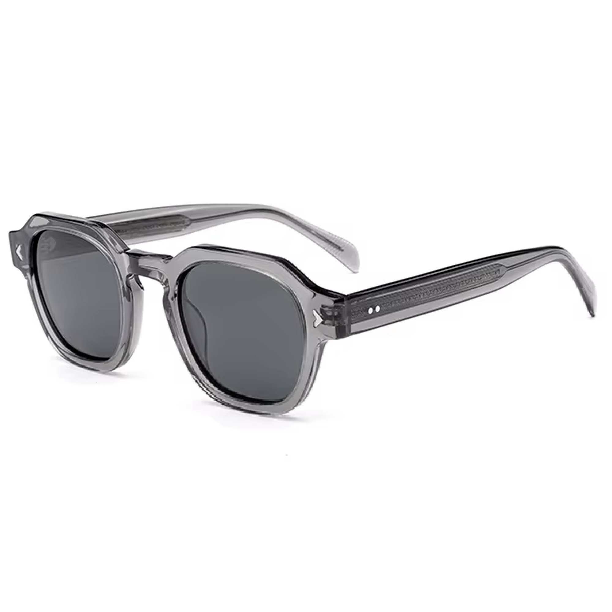 AUGEN Acetate Polarized Sunglasses for Men & Women – Stylish Retro Square Frame, 1.1mm Polarized Lens, UV Protection Eyewear (M233-C3)