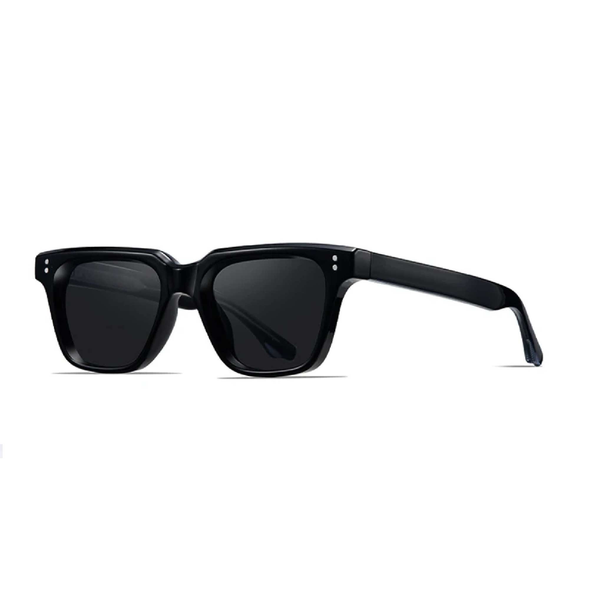 AUGEN Unisex Classic Square Sunglasses | Anti-Slip Frame | Designer Metal Pin | UV Protection | Multiple Lens Colors | Stylish Eyewear for Men & Women (M239-C1)