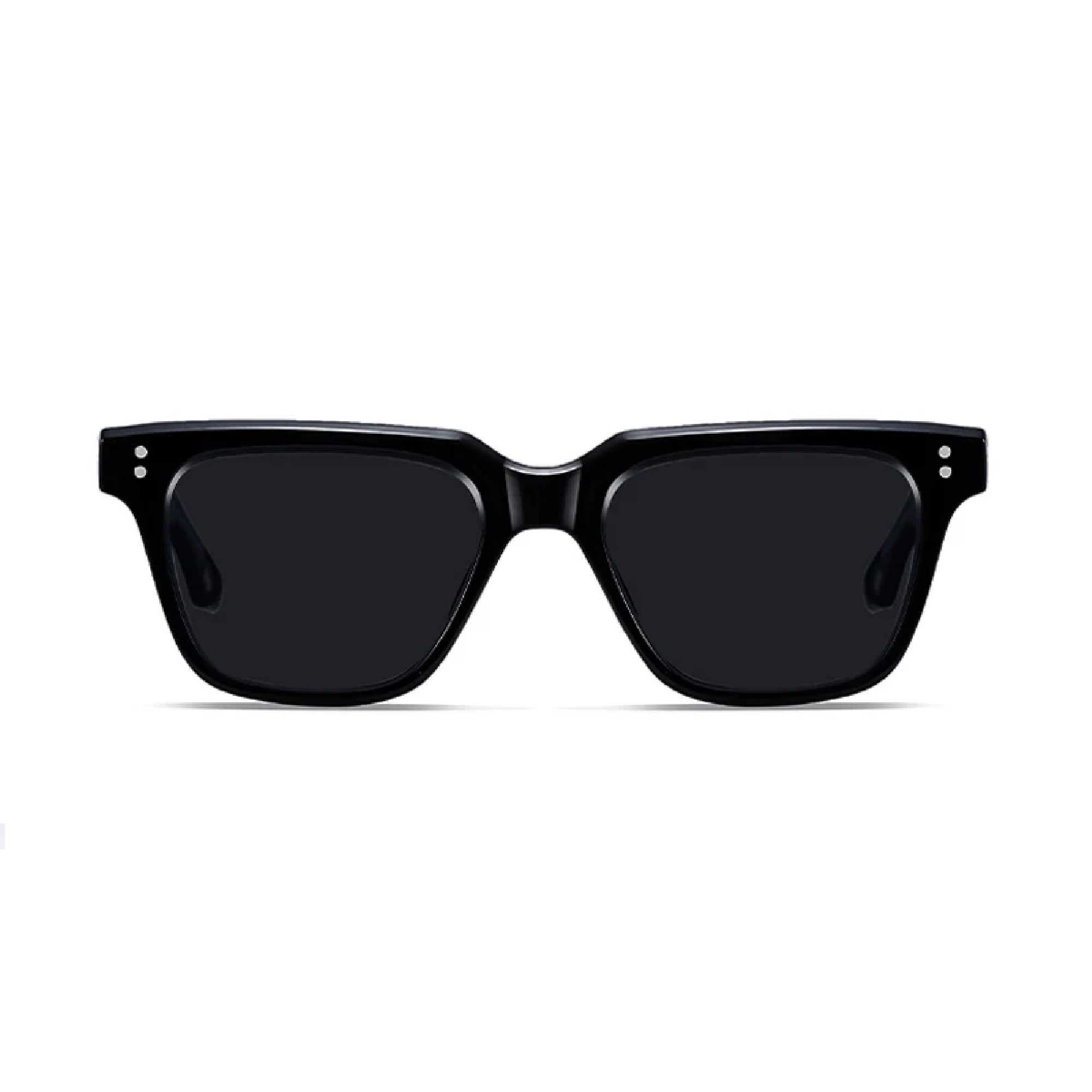AUGEN Unisex Classic Square Sunglasses | Anti-Slip Frame | Designer Metal Pin | UV Protection | Multiple Lens Colors | Stylish Eyewear for Men & Women (M239-C1)