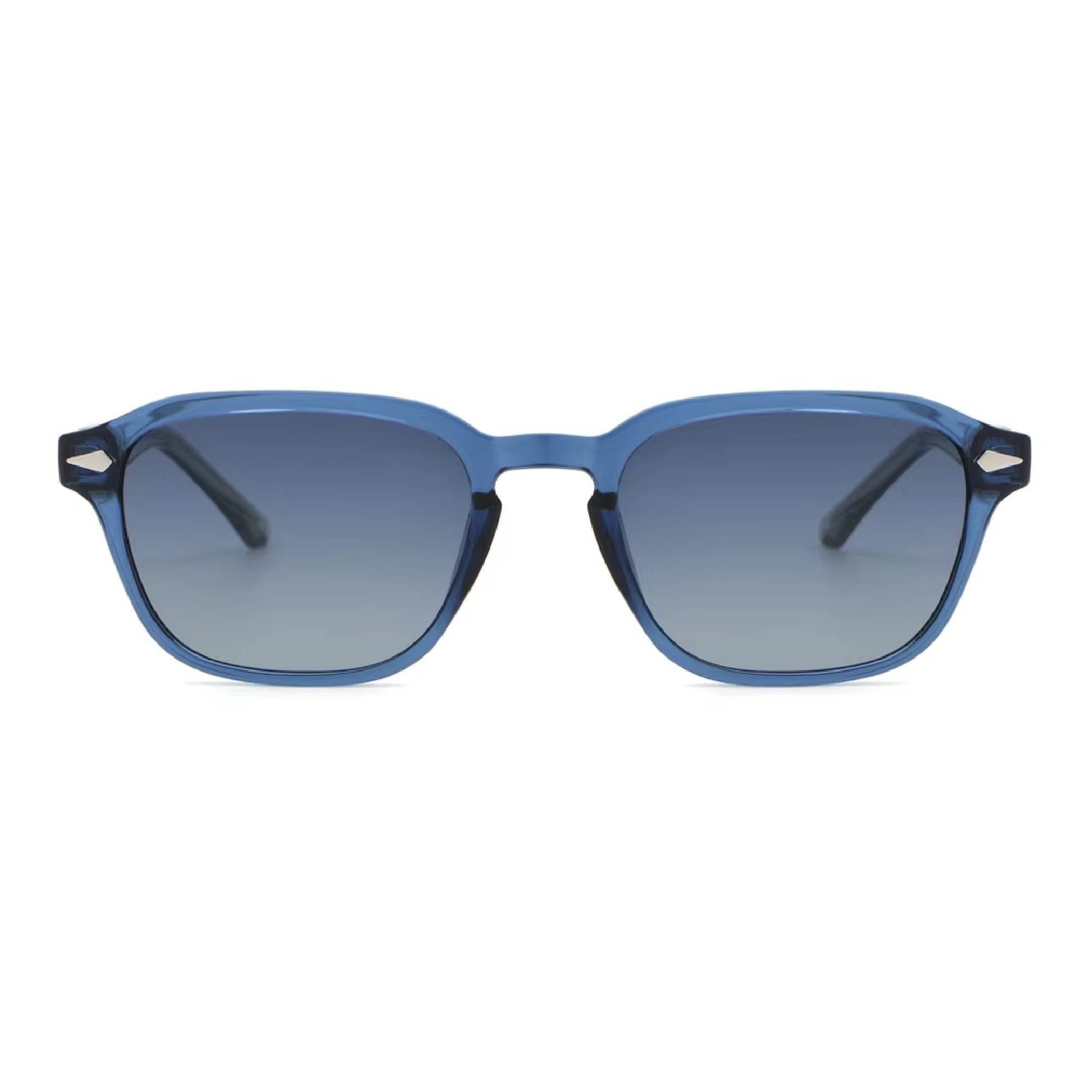 AUGEN Trendy Square Sunglasses for Men & Women | UV400 Stylish Shades | Lightweight PC+CP Frame with Comfort Fit  (M256-C4)