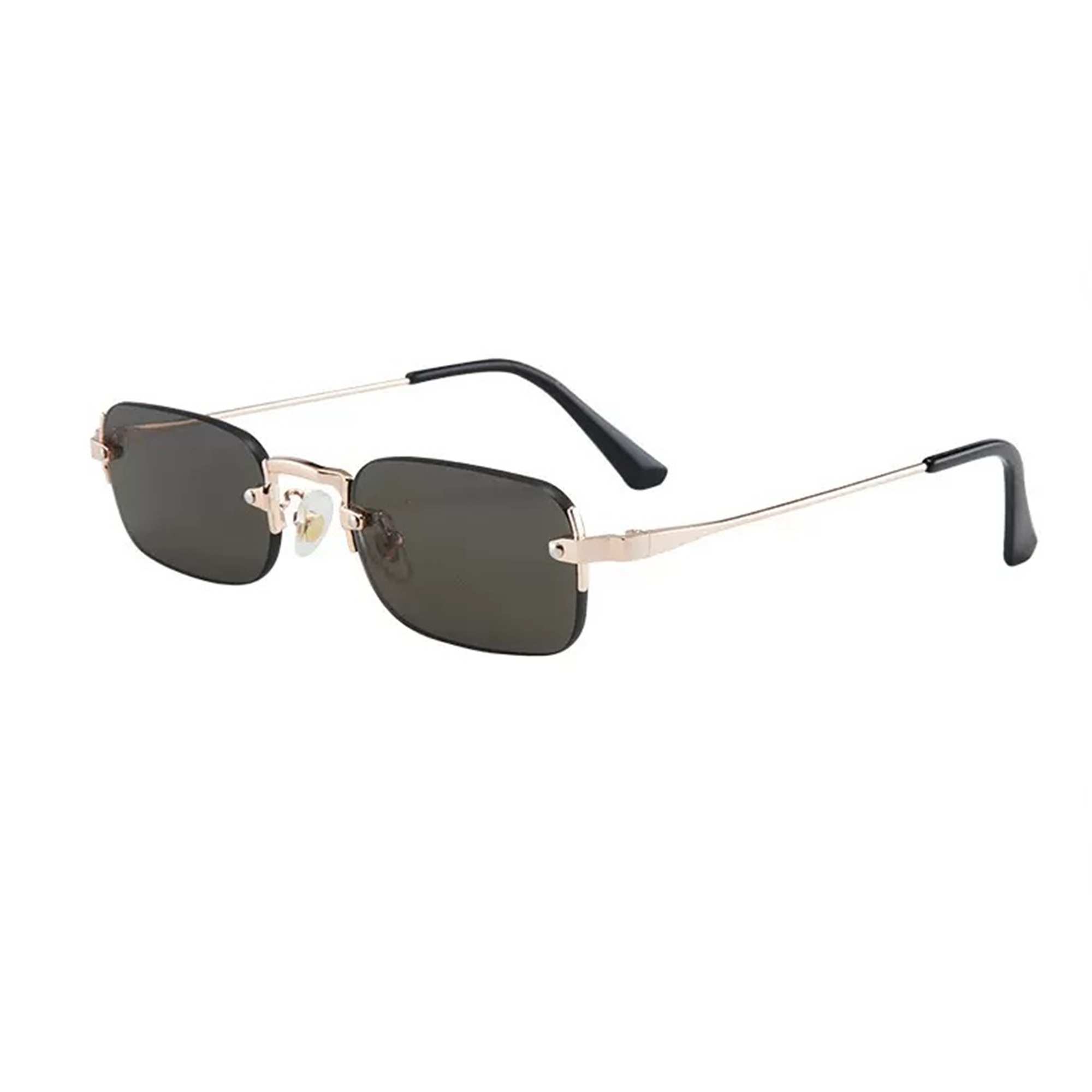 AUGEN Ultra-Light Rimless Rectangle Sunglasses for Men 