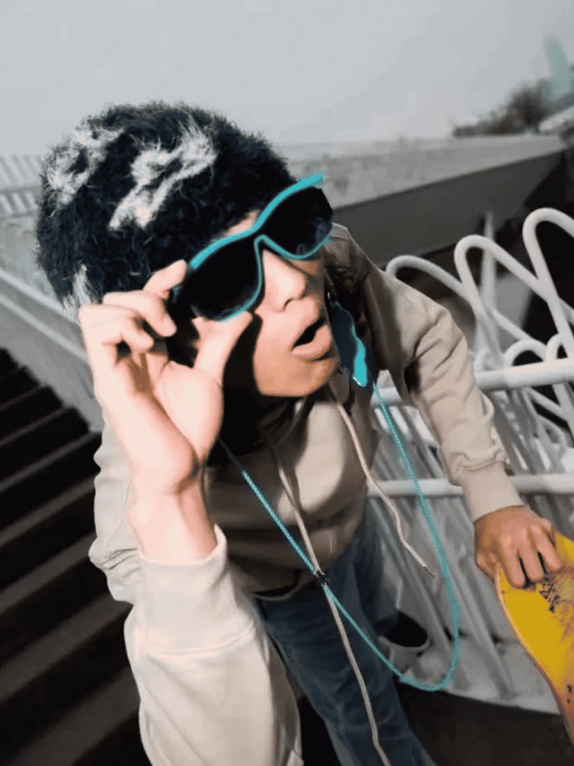 AUGEN Vintage Curved Lens Sports Sunglasses for Men & Women | Punk Designer Outdoor Popular Shades | Lightweight PC Frame, HD Lenses, Wraparound UV-Protective Eyewear for Cycling, Driving, Running & Travel (M276-C7)