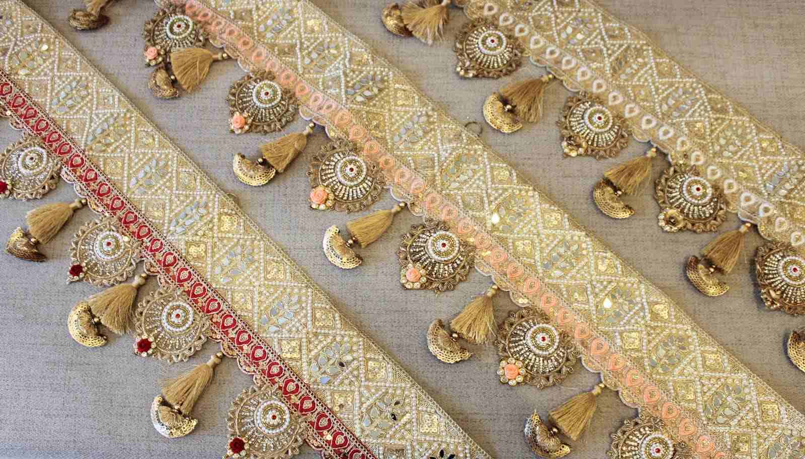 Bandarwal with Heavy Embroidered Top & Zardozi Hangings