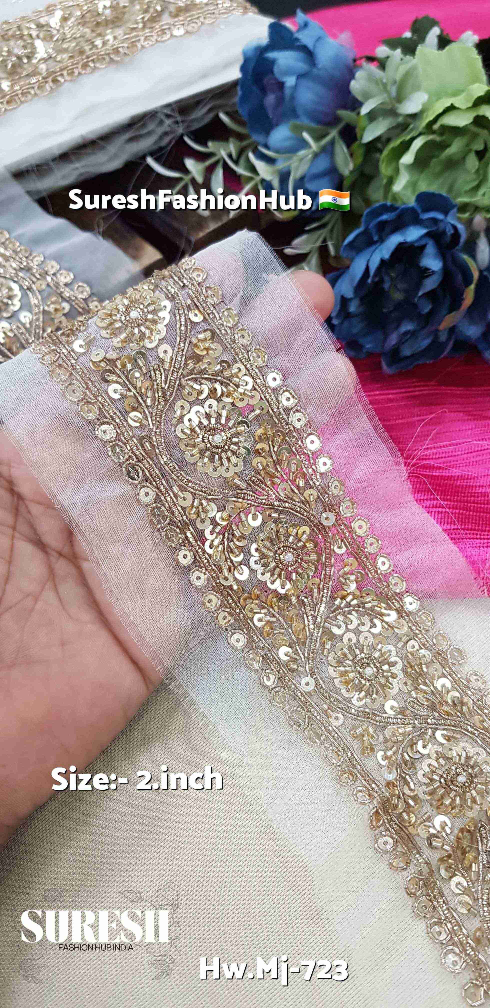 Matt Floral Luxe Organza Lace