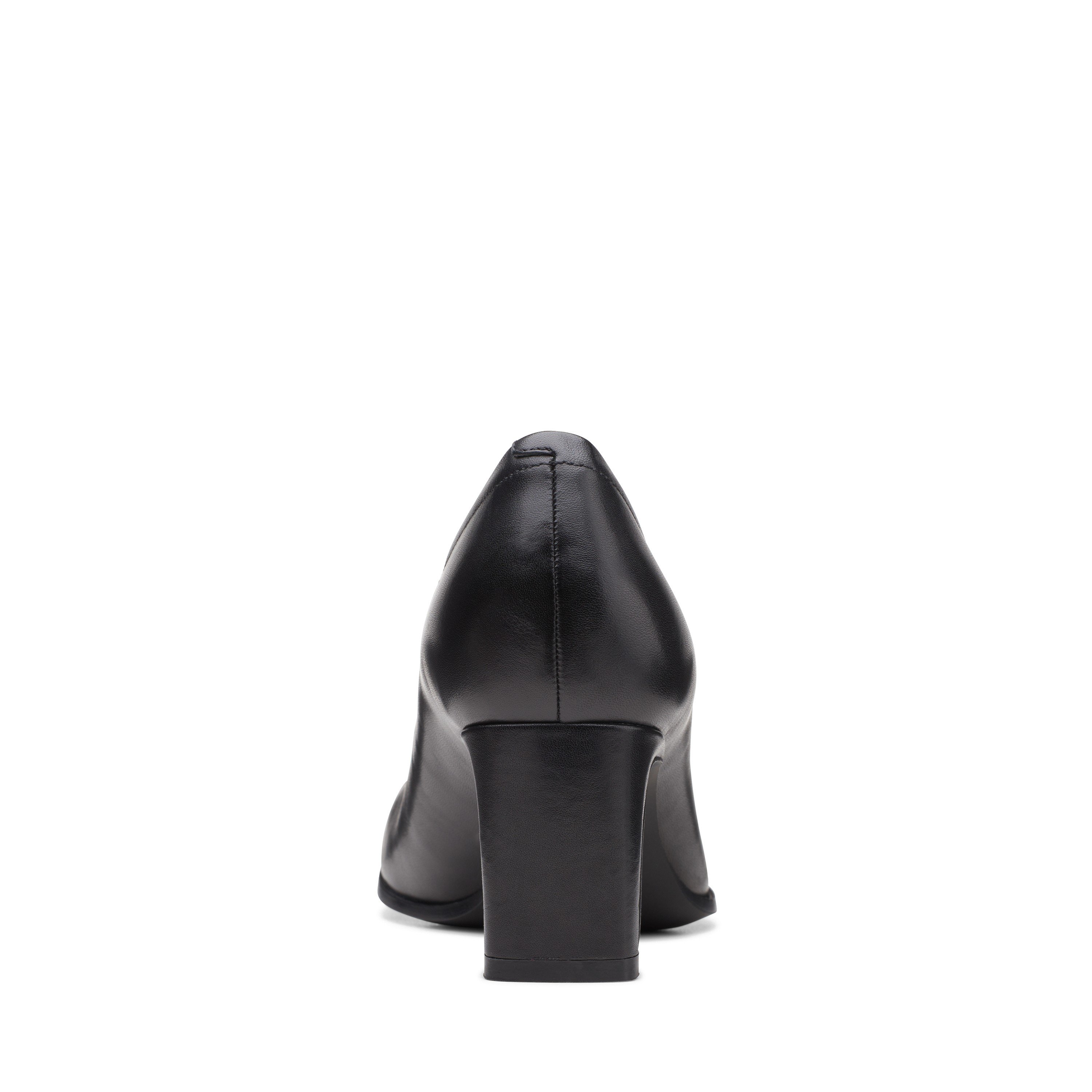 Women's Black Leather Stilettos