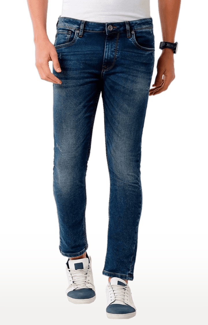 Voi Jeans | Men's Blue Blended Slim Jeans 0