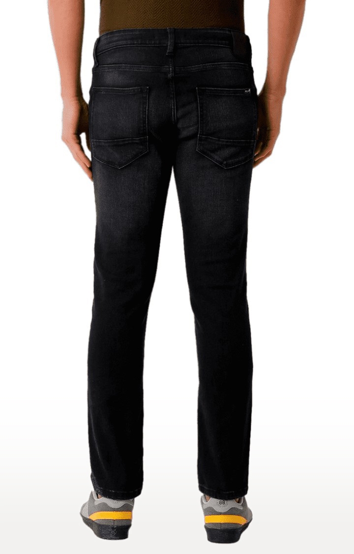 Voi Jeans | Men's Black Blended  Regular Jeans 3