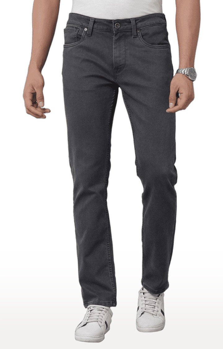 Voi Jeans | Men's Grey Denim  Regular Jeans 0
