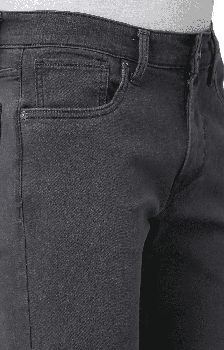 Voi Jeans | Men's Grey Denim  Regular Jeans 3
