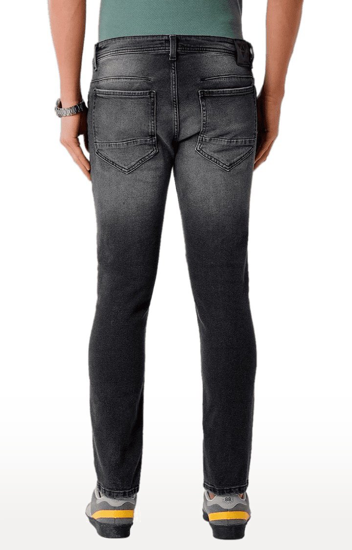 Men's Grey Blended  Regular Jeans