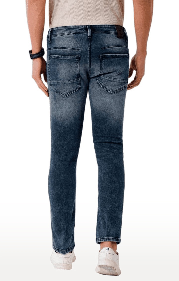 Voi Jeans | Men's Blue Blended Slim Jeans 3