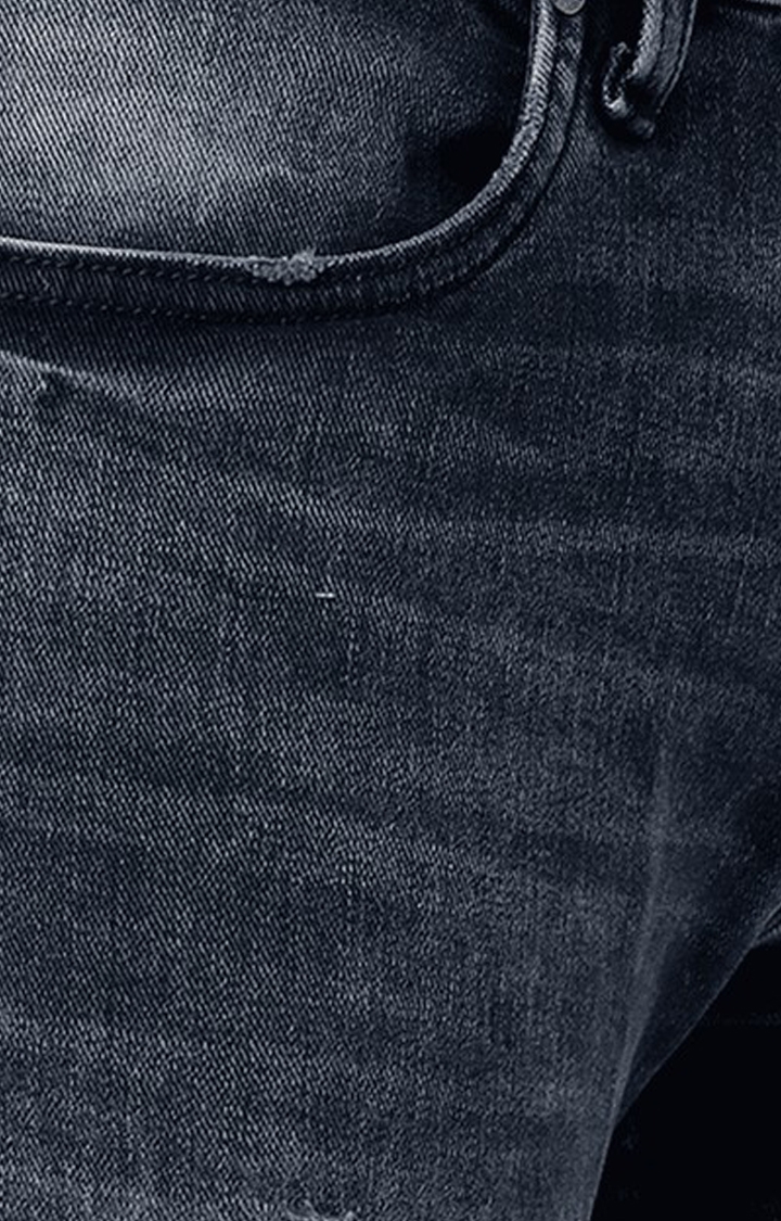 Voi Jeans | Men's Blue Blended Slim Jeans 4