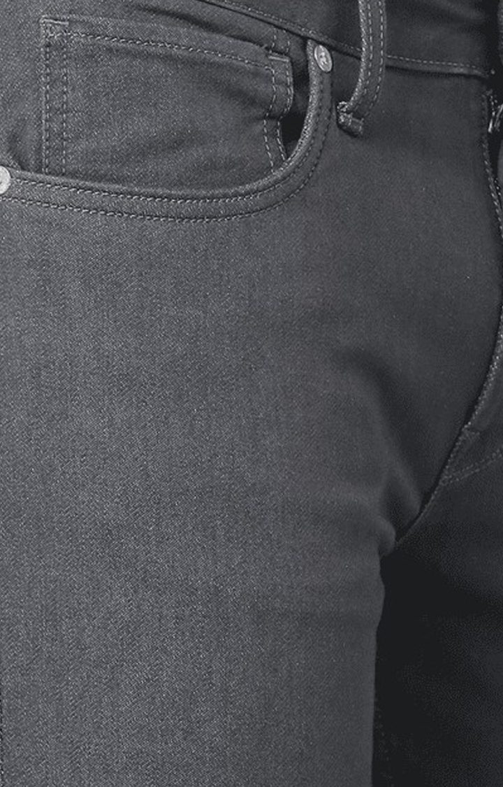 Men's Grey Denim Skinny Jeans
