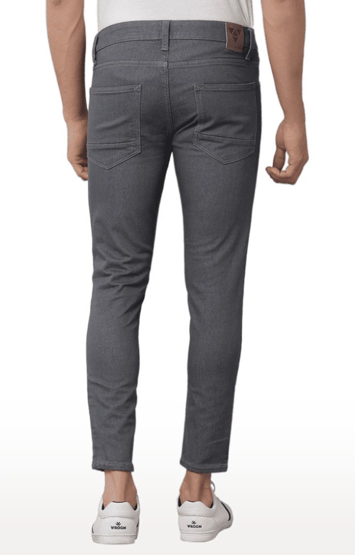 Men's Grey Denim Skinny Jeans