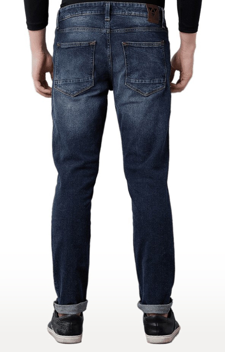 Voi Jeans | Men's Blue Blended  Regular Jeans 3