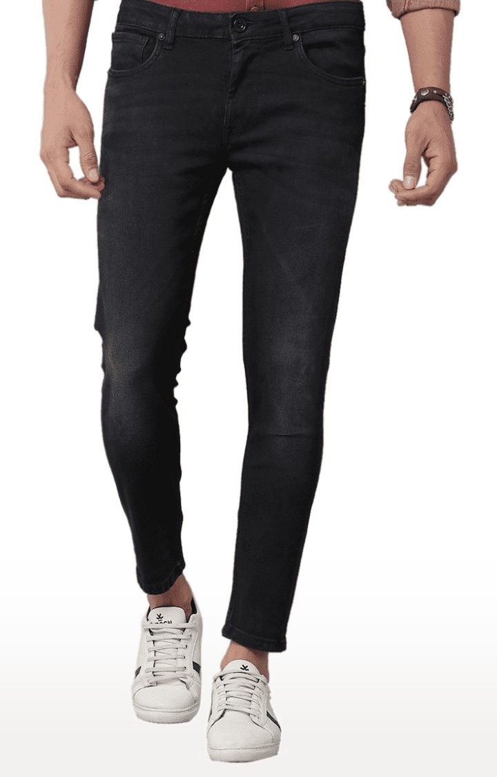 Voi Jeans | Men's Black Denim  Regular Jeans 0