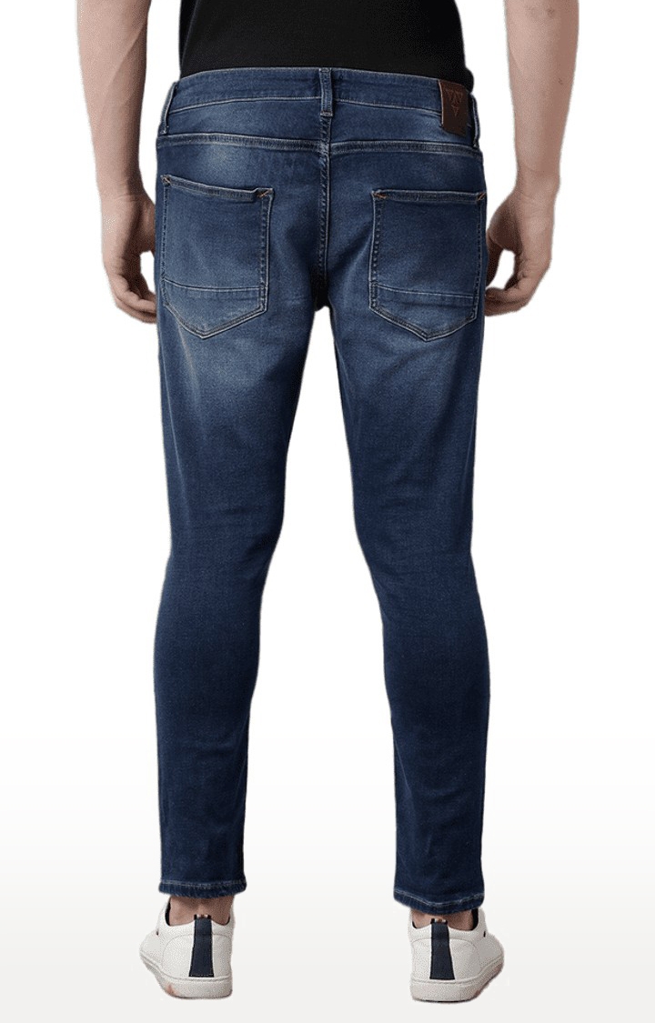 Voi Jeans | Men's Blue Blended  Regular Jeans 3