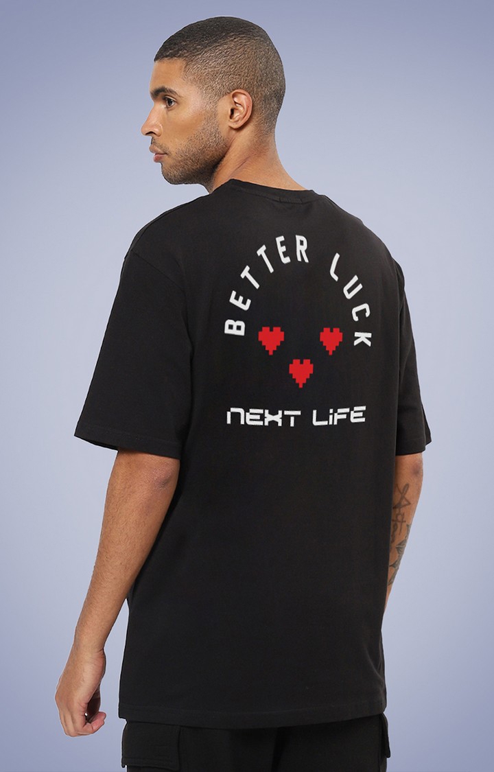 Mad Over Print | Better Luck Next Life Oversize Men's Tshirt