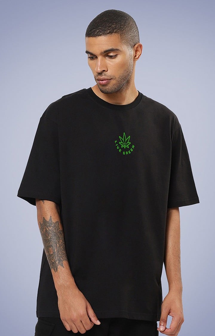 Lost In Green Oversize Men's Tshirt