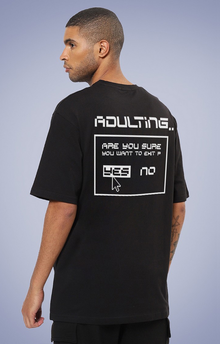 Mad Over Print | Adulting Oversize Men's Tshirt