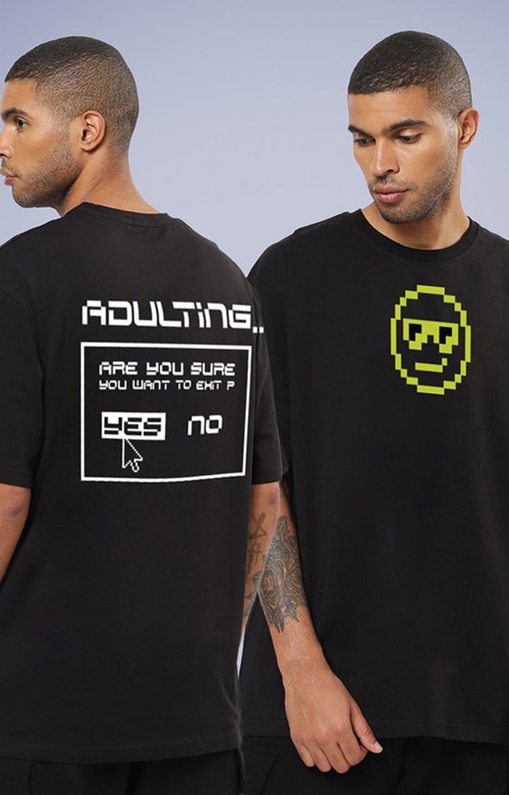 Adulting Oversize Men's Tshirt