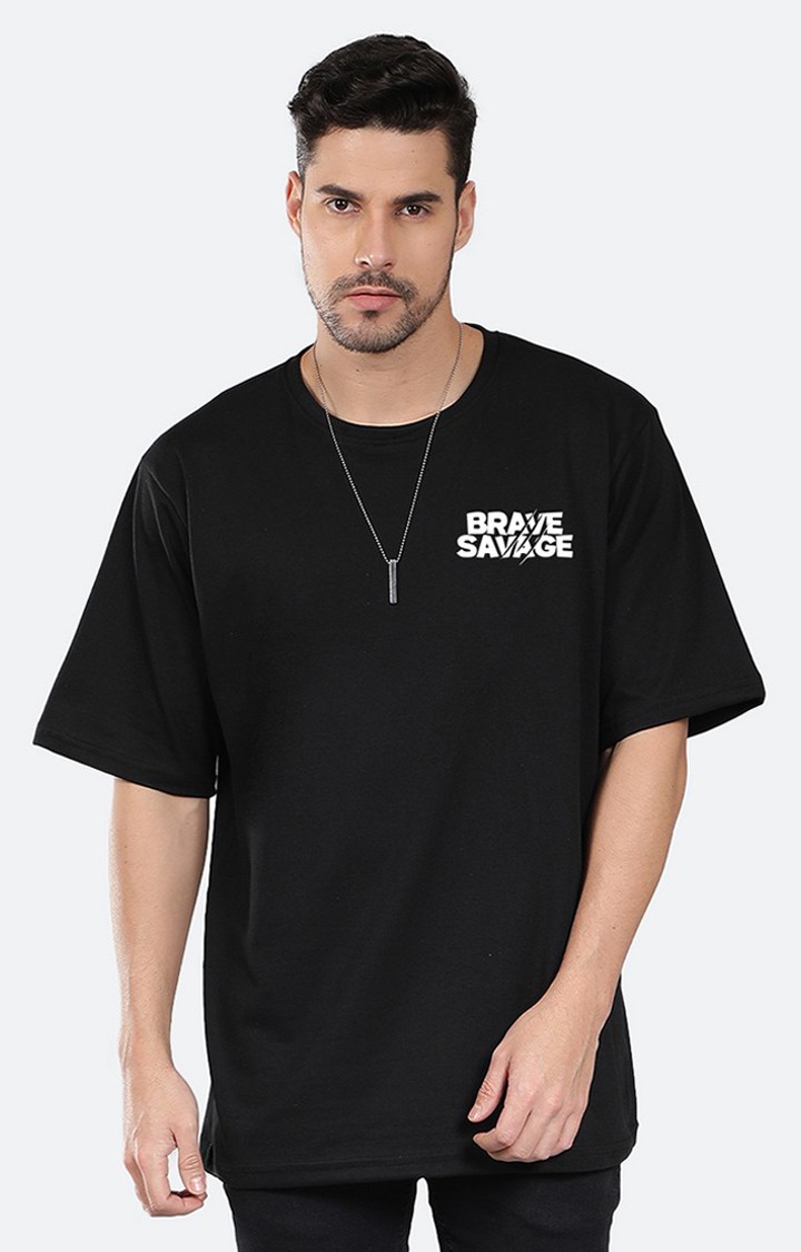 Brave Tiger Oversized Men's Tshirt