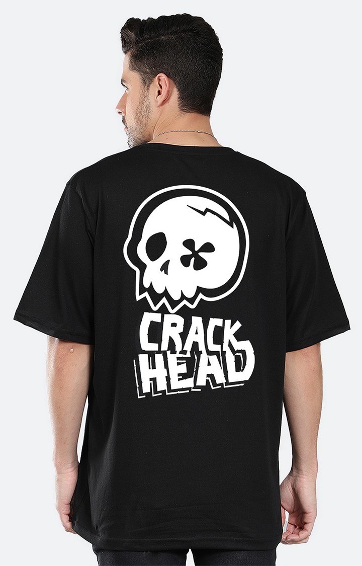 Mad Over Print | Crack Head Oversized Men's Tshirt