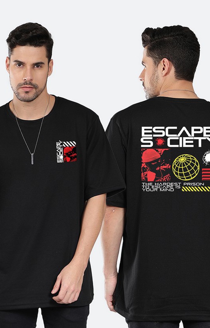 Eacape Society Oversized Men's Tshirt