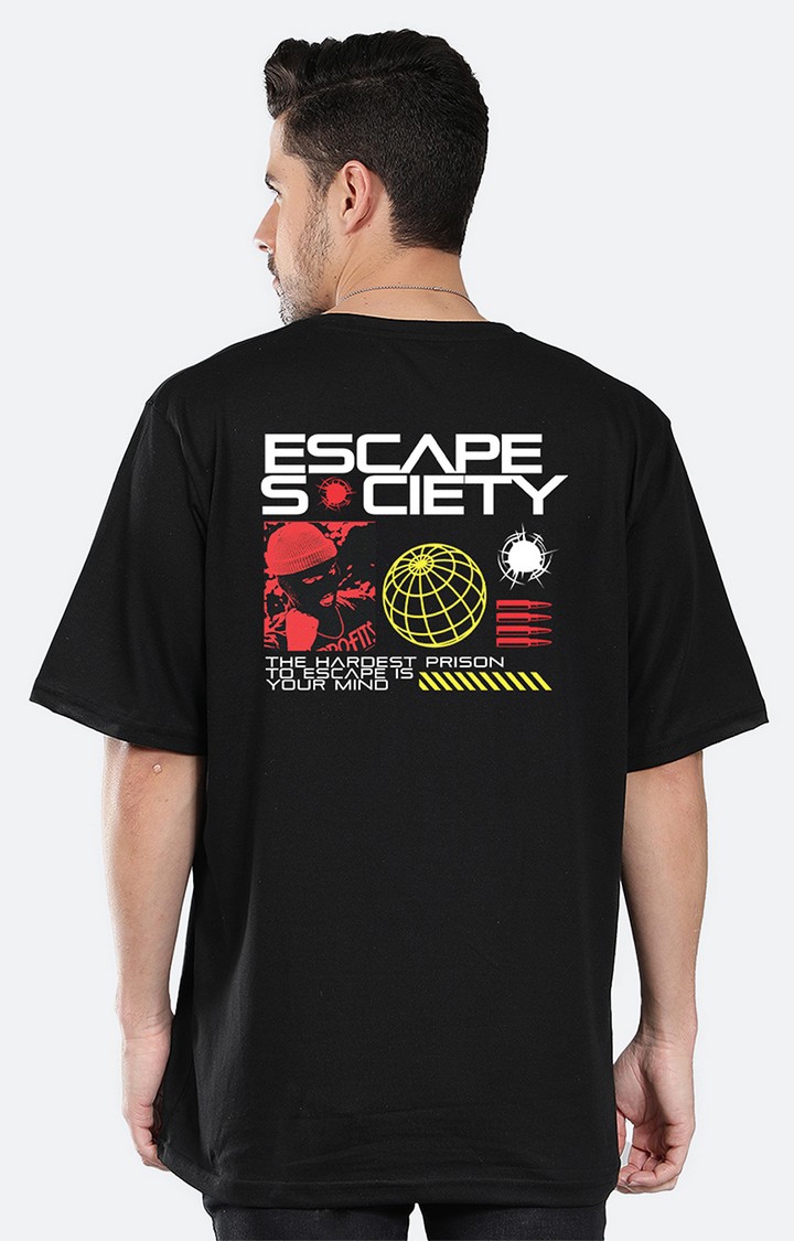 Mad Over Print | Eacape Society Oversized Men's Tshirt