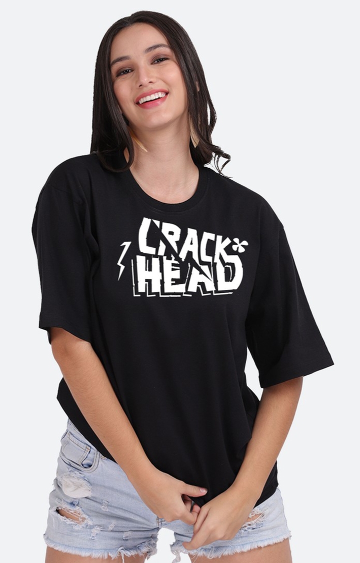 Crack Head Oversized Women's T-shirt