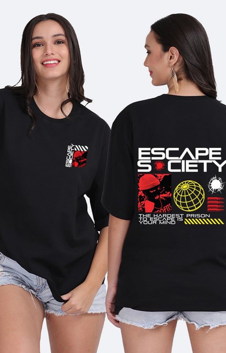 Eacape Society Oversized Women's T-shirt