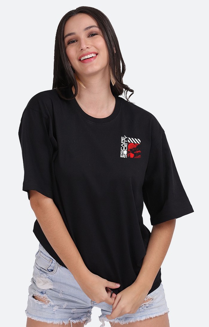 Eacape Society Oversized Women's T-shirt